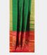 Dark Green Woven Raw Silk Saree T1655652