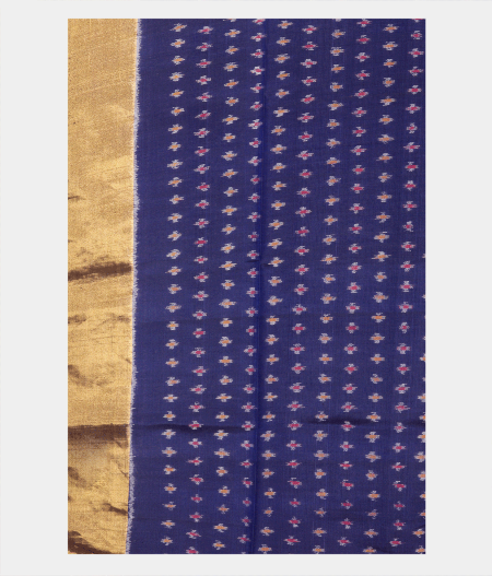 Orange Woven Raw Silk Saree T1701973