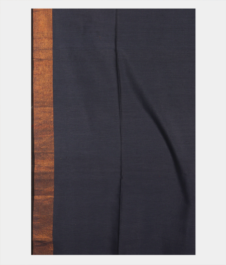 Blue Tussar Printed Saree T2232253