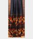 Blue Tussar Printed Saree T2233092
