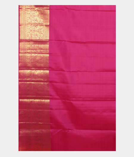 Pinkish peach Handwoven Kanjivaram Silk Pavadai T2274752
