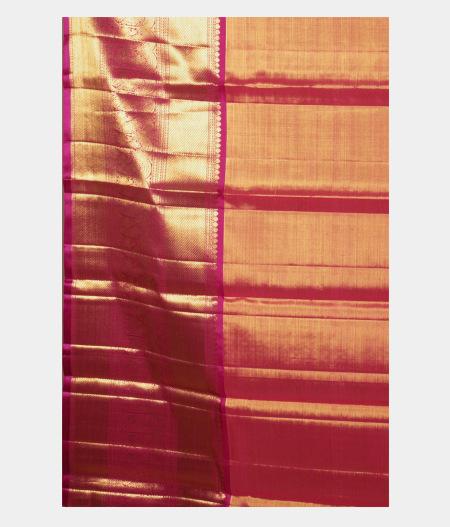 Green Handwoven Kanjivaram Silk Pavadai T2275232