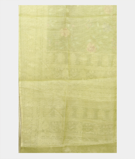 Green Silk Kota Embroidery Saree T2269503