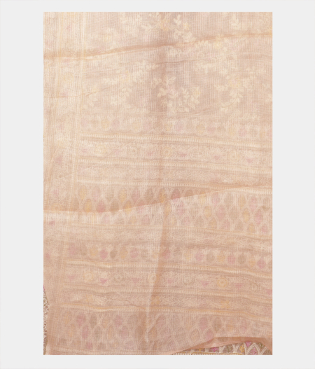 Light Pink  Silk Kota Embroidery Saree T2262873