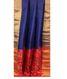 Dark Blue Woven Raw Silk Saree T1811062
