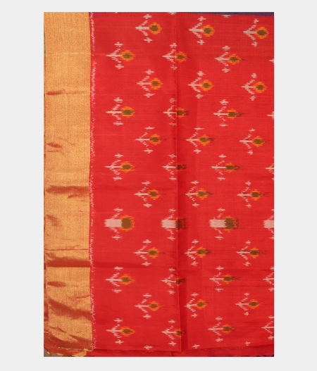 Dark Blue Woven Raw Silk Saree T1811063