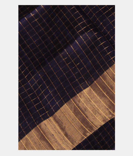 Blue Woven Raw Silk Saree T197427-image