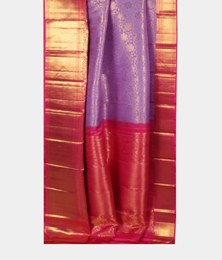 Lavender Handwoven Kanjivaram Silk Saree T2058932