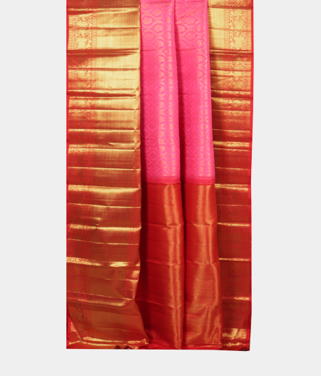Pink Handwoven Kanjivaram Silk Saree T2058992