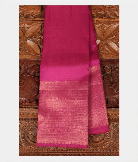 Pinkish Purple Handwoven Kanjivaram Silk Saree T227451-image