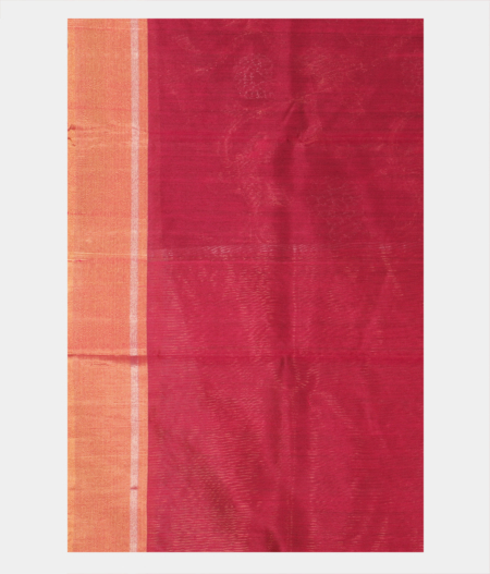 Dark Green Chanderi Silk Saree T2269323