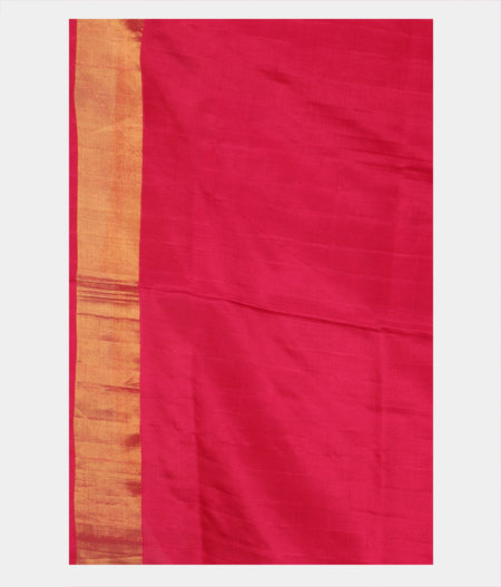 Pinkish Orange Uppada Silk Saree T688473