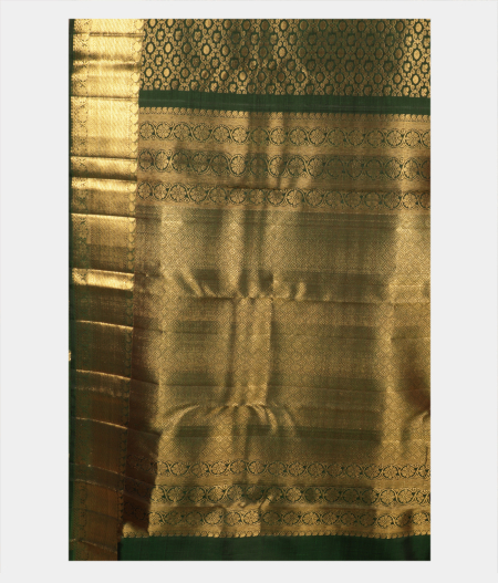 Green Handwoven Kanjivaram Silk Saree T2149724