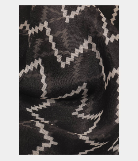 Black Kora Organza Printed Saree T2280912