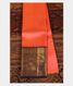 Orangish Pink Handwoven Kanjivaram Silk Pavadai T2281561
