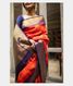 Red and Orange Handwoven Kanjivaram Silk Saree T2281713