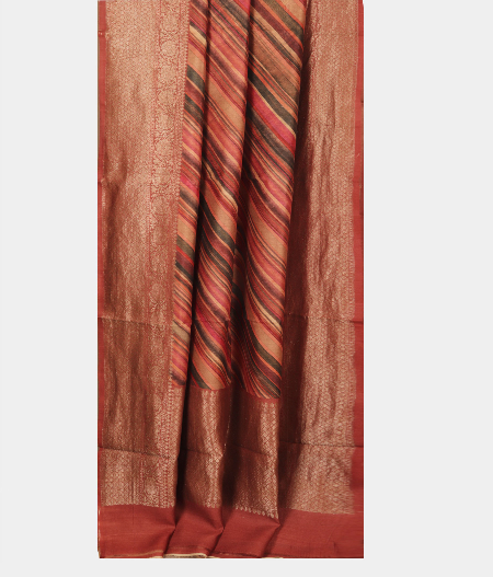 Multicolour Tussar Printed Saree  T2273074
