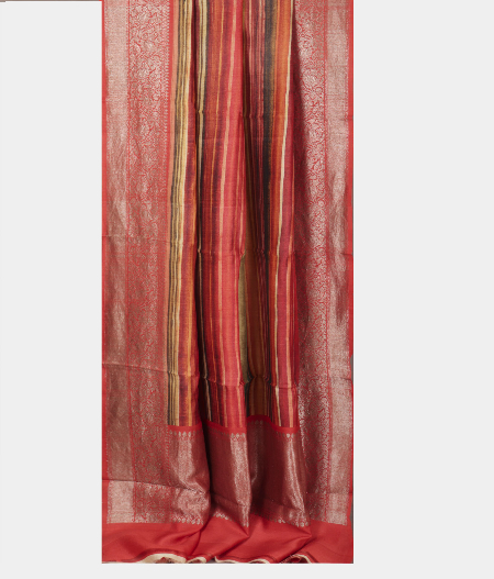 Multicolour Tussar Printed Saree T2273134