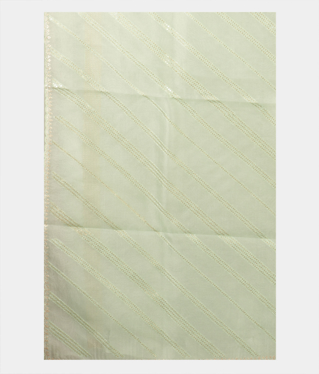 Light Green Kora Organza Embroidery Saree T2238694