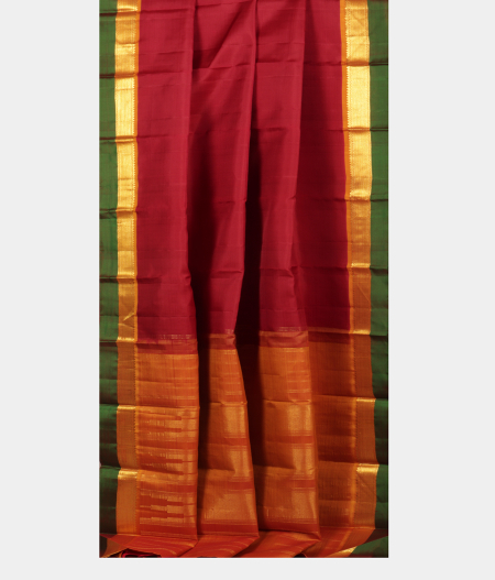 Maroon Handwoven Kanjivaram Silk Saree T2248002