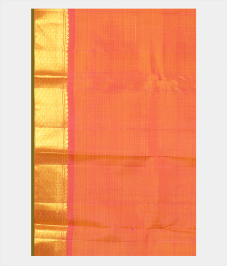 Yellow Handwoven Kanjivaram Silk Saree T2178793