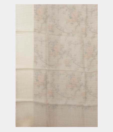 White Tussar Kota Saree T2233893