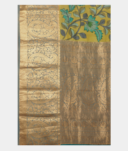 Green Printed Soft Silk Saree T2197954