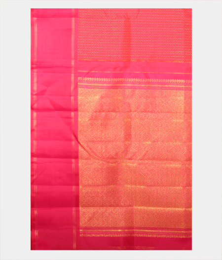 Pinkish Orange Handwoven Kanjivaram Silk Saree T21777864