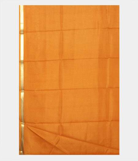 Yellow Printed Silk Saree T162622 C3