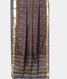  Blue Printed Silk Saree T162622 B2
