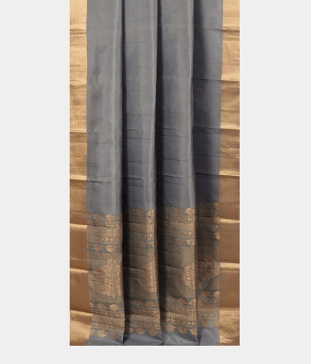 Grey Soft Silk Saree T1777552