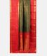 Bottle Green Handwoven Kanjivaram Silk Saree T2076292