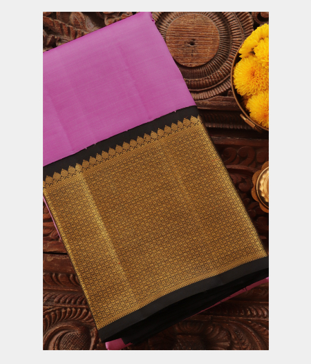 Lavender Handwoven Kanjivaram Silk Saree T221819-image