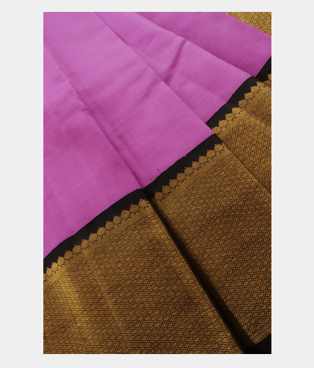 Lavender Handwoven Kanjivaram Silk Saree T2218193