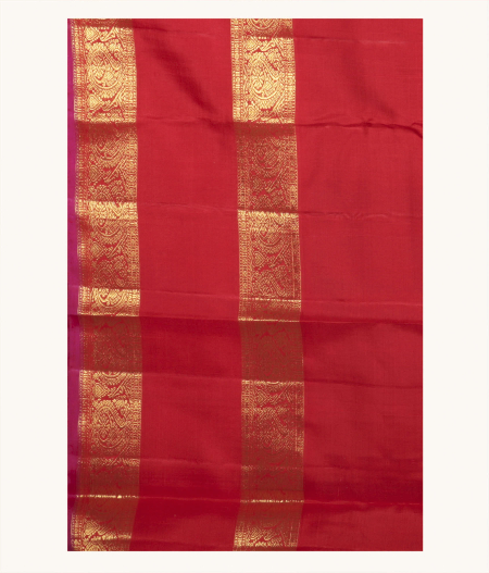 Purple Handwoven Kanjivaram Silk Saree T2231573
