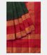 Bottle Green Handwoven Kanjivaram Silk SareeT2254712