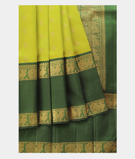 Light Green Handwoven Kanjivaram Silk Saree T2270572