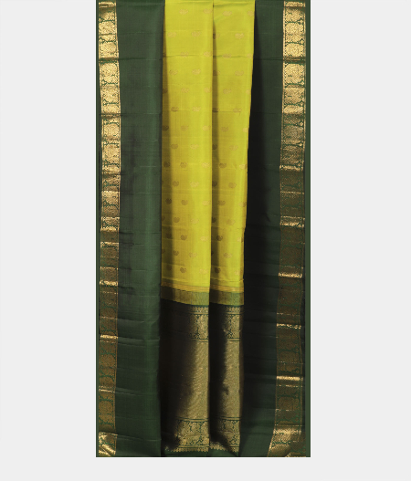Light Green Handwoven Kanjivaram Silk Saree T2270574