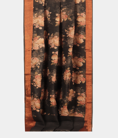 black-linen-printed-saree-t227324-t227324-b