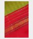 Lime Green Handwoven Kanjivaram Silk Saree T1877803