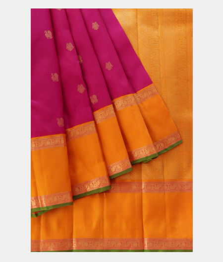 Pink Handwoven Kanjivaram Silk Saree T2271782