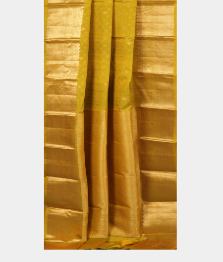 Lime Green Soft Silk Saree T2277562