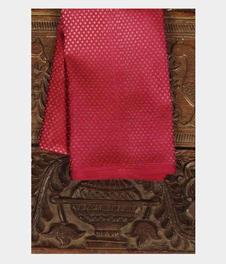 Purple Handwoven Kanjivaram Silk Blouse T3-image