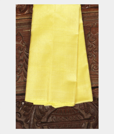Yellow Handwoven Kanjivaram Silk Blouse T180284-image