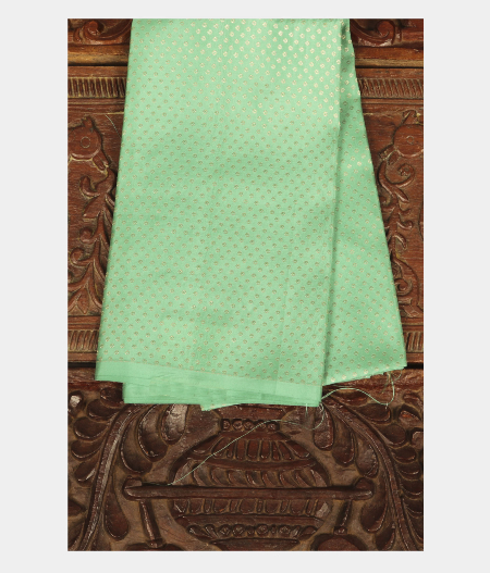Mint Green Handwoven Kanjivaram Silk Blouse T223506-image