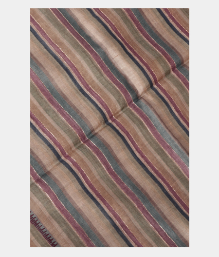 Multicolor Tussar Embroidery Saree T227344-image