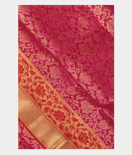 Purple Pink Soft Silk Saree T224681-image