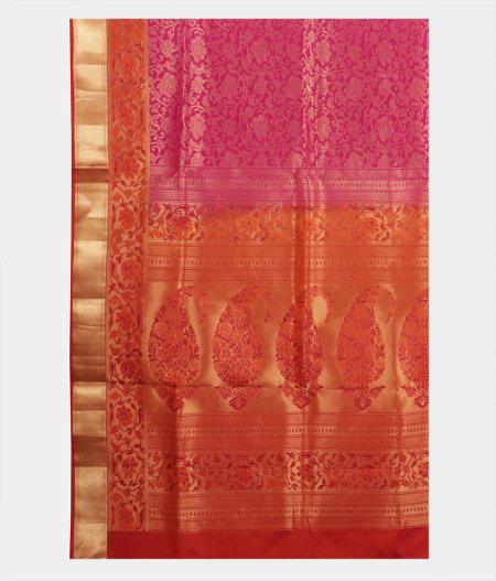 Purple Pink Soft Silk Saree T2246814
