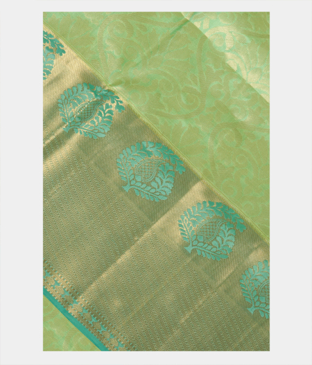 Green Soft Silk Saree T224714-image