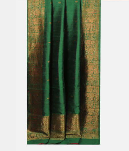 Green Banaras Tussar Saree  T2279902